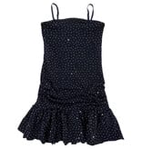 FBZ Black Silver Rhinestud Dress
