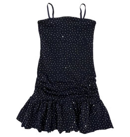 FBZ Black Silver Rhinestud Dress