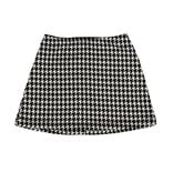 FBZ Black/Wht Houndstooth Knit Skirt