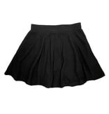 FBZ Black Ribbed Circle Skirt
