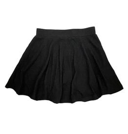 FBZ Black Ribbed Circle Skirt