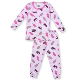 Esme Pink Crunch Bar PJ Set