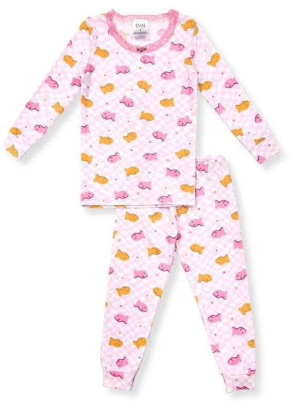 Esme Pink Goldfish PJ Set