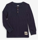 Appaman Navy Blue Thermal Henley