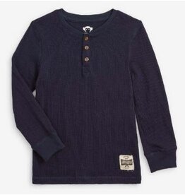 Appaman Navy Blue Thermal Henley