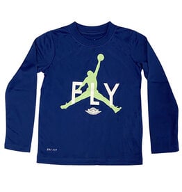 Nike Dri-Fit FLY Insignia Blue LS Tee