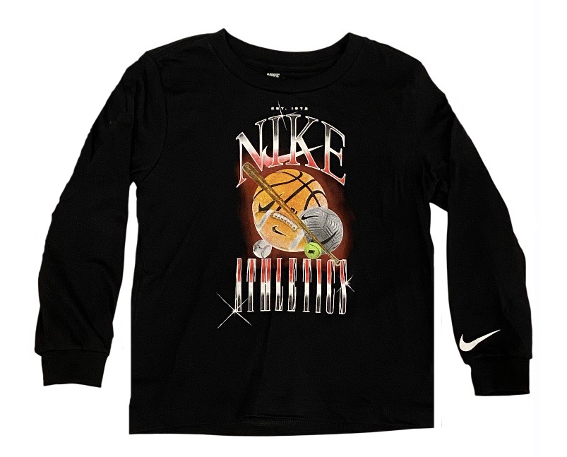 Nike Black Athletics Multisport LS Tee