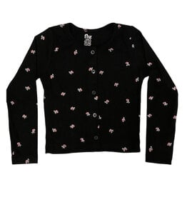 FBZ Rosebud Ribbed Cardigan
