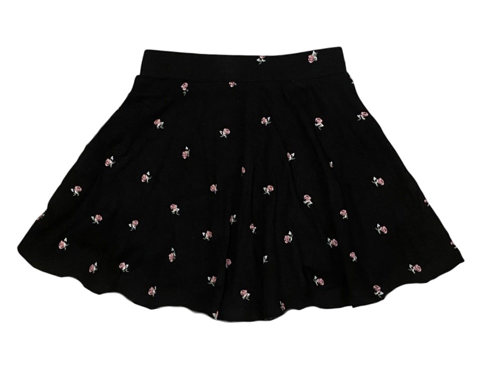 FBZ Rosebud Ribbed Circle Skirt