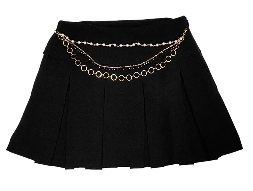 FBZ Black Chain Skirt