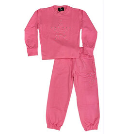 FBZ Pink Stud Star Sweatsuit
