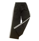 FBZ Blk Stretch Satin Stripe Pant