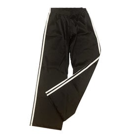 FBZ Blk Stretch Satin Stripe Pant