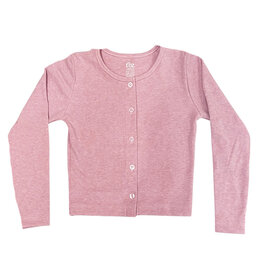 FBZ Dusty Pink Ribbed Cardigan