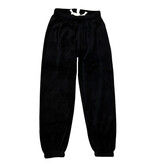 KatieJ NYC Blk Velour Jade Jogger