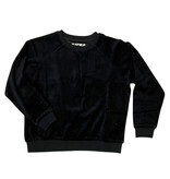 KatieJ NYC Blk Velour Jade Pullover