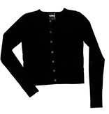 KatieJ NYC Blk Soft Knit Jessie Cardigan