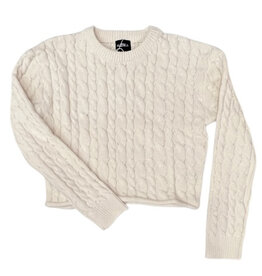 KatieJ NYC Oatmeal Briar Sweater