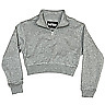 KatieJ NYC Heather Grey Dylan 3/4 Zip Sweatshirt