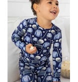 Lev Baby Navy Hockey PJ Set