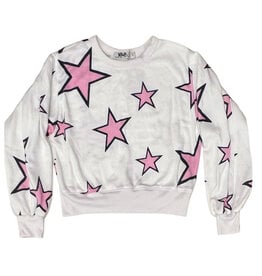T2Love Pink Star Sweatshirt