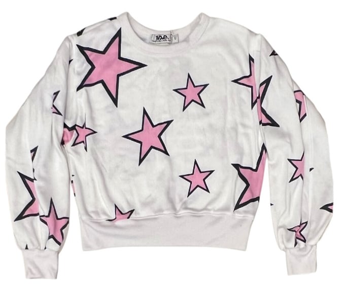 T2Love Pink Star Sweatshirt