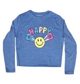Firehouse Ice Blue Happy Burst LS Tee
