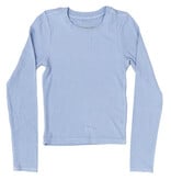 KatieJ NYC Livi Frosted Blue L/S Top