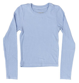 KatieJ NYC Livi Frosted Blue L/S Top
