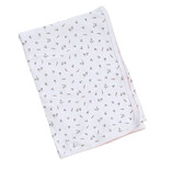 Kissy Kissy Garden Rose Wht Recvg Blanket