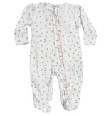 Kissy Kissy Garden Rose Wht Ruffle Footie