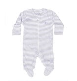 Kissy Kissy Elephant Stripe Zip Footie