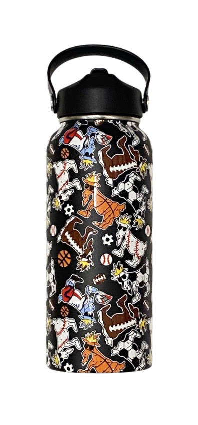 GOAT USA Black Sports 32oz  Water Bottle