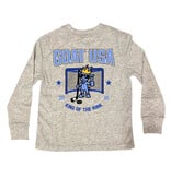 GOAT Grey Hockey King LS Tee Kid/Youth