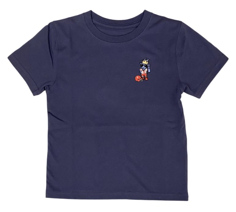 GOAT Blue Football King SS Tee Boys