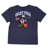 GOAT Blue Football King SS Tee Boys