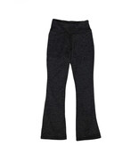 Dori  Charcoal/Blk Heathered High Waisted Flare Legging