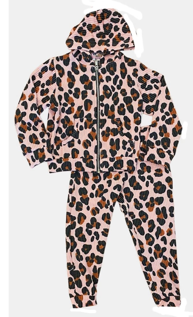 Sofi Pink Leopard 2pc Set