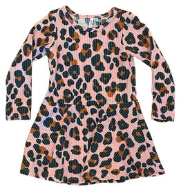 Sofi Pink Leopard Dress