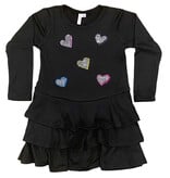 Sofi Multi Rhinestone Heart Dress