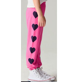 Chaser Rio Pink Heart Sweatpant