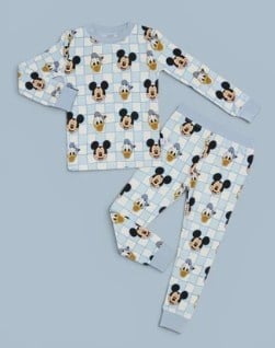 Bamboo Blue Mickey PJ Set