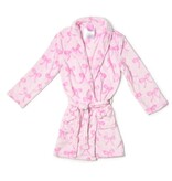 OMG Pink Stripe Bow Robe