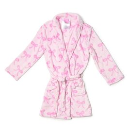 OMG Pink Stripe Bow Robe