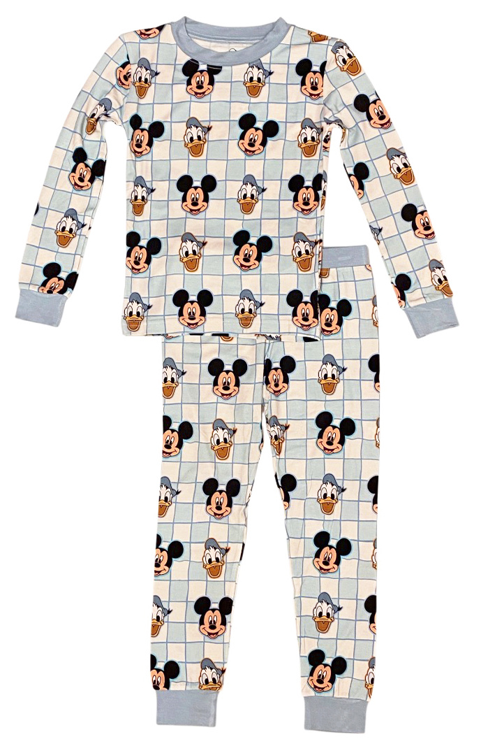 Bamboo Blue Mickey PJ Set