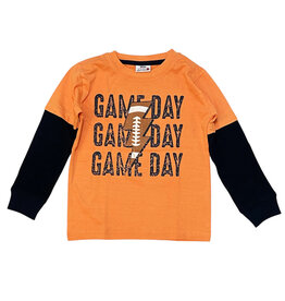 Mish Orange Game Day Inf Top