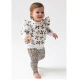 Angel Dear Leopard Bow Ruffle Inf Sweatshirt