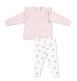 Angel Dear Pink Ruffle Bows & Hearts Set