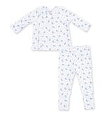Angel Dear Blue Joli Rosette Rib Take Home Set