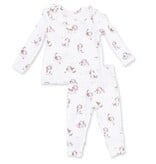 Angel Dear Explorer Puppy Pink Rib Legging Set